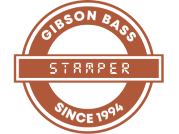 Gibson Bass stamper logo