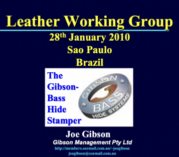 Leather working group
